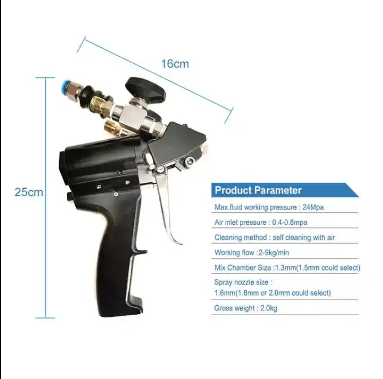 Groothandel Beste Prijs Hoge Efficiëntie Pu Schilderij Machine P8 Pistool