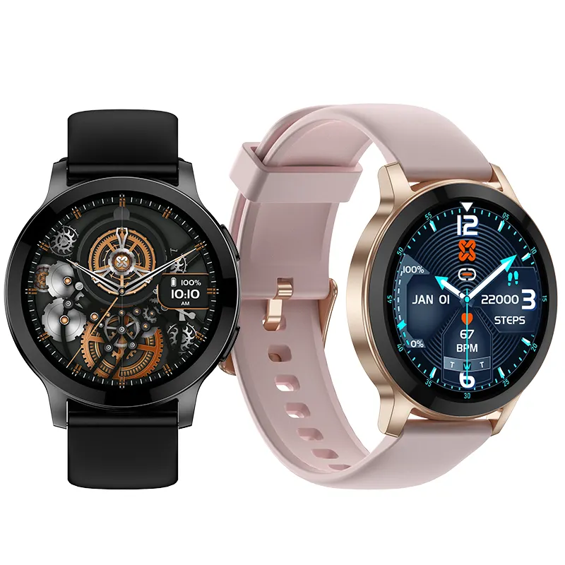 Linwear diğer tüketici elektroniği giyilebilir cihazlar LW77 1.43 inç akıllı saat es reloj inteligente BT çağrı akıllı saat