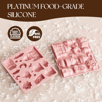 SILIKOLOVE Fabrik Anpassbare Muslimische Mondkuchen-Form LFGB Platin Antihaftbeschichtet BPA-frei Silikon Mousse-Kuchen Dekorationsformen
