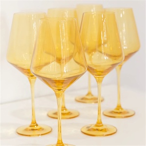 Lunettes <span class=keywords><strong>à</strong></span> vin avec tige différentes, colorées, pour la maison, mariage, vente en gros, unités - Product Image 2