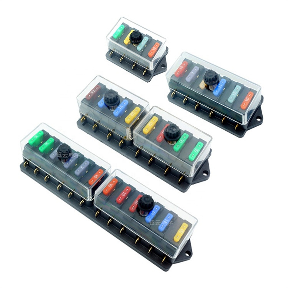 Universal Modified 4way 6 way 8/10/12way circuit Car Fuse Box