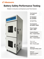 Nouvelle machine d'essai de combustion de batteries énergétiques, boîte d'essai anti-explosion pour produits électroniques, machine d'essai de perforation de batteries