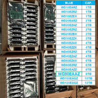 Disque dur pour ordinateur de bureau bleu 8 To WD80EAAZ 3,5 pouces SATA3 6 Gb/s 5640 tr/min 256 Mo de cache Solution de stockage de grande capacité pour le bureau et la maison