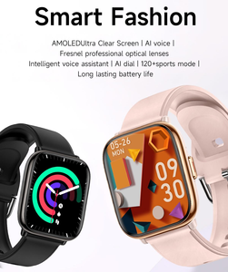 Nouvelle conception Montre connectée T59 AI 2025 Écran AMOLED Dafit Nouvelle fréquence cardiaque Lumière rouge Véritable oxygène sanguin Étanche IP68 Montre Android - Product Image 3
