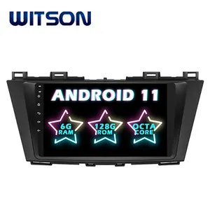 WITSON Android 11 araba Video için MAZDA 5/PREMACY 2009-2012 6GB RAM 128GB ROM dahili kablosuz CARPLAY + Android otomatik