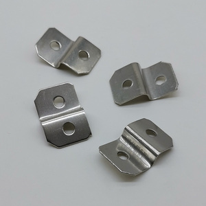 Équerre d'angle droite triangulaire en fer argenté zingué de <span class=keywords><strong>17</strong></span>*26 mm, robuste et universelle, épaisseur 0,8 mm, pour cadre photo en bois - Product Image 4