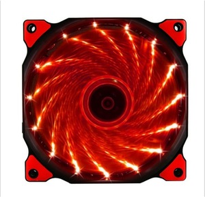 120mm Blue LED <b>Computer</b> Case <b>Fan</b> 120x120x25mm Quiet Cooling With 15 LEDs Flowing Light Effect - Product Image 3