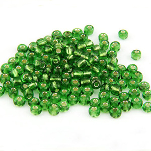Perlina di vetro foderata in argento, perle di vetro <span class=keywords><strong>miyuki</strong></span> per la creazione di gioielli - Product Image 4