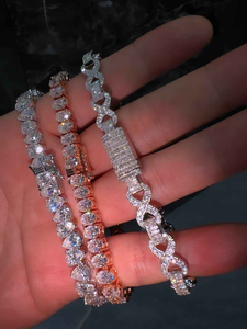 Hot Sale 925 Sterling Silver Diamond <b>Bracelet</b> <b>Cute</b> Bezel Setting Unisex Jewelry for Everyday Wear and Special Occasion - Product Image 6