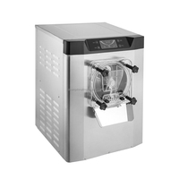 LJ618 1400w 20 litres par heure compresseur de haute qualité machine à crème glacée dure de table machine à gelato de type italien