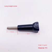 Para accesorios de cámaras deportivas, tornillo largo universal, carcasa impermeable, tornillo de fijación M5, tornillo recto largo, portátil para PC