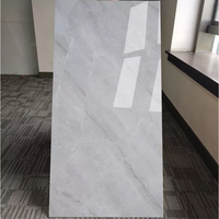Dalles de sol en céramique de grand format en marbre blanc Aristone, carreaux de sol en céramique pour murs et sols de maison, 60x120