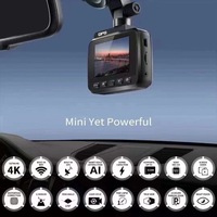 Caméra de bord de voiture 4K Enregistreur Wifi grand angle Caméra de bord Ultra HD DVR Enregistreur vidéo GPS Tracker Boîte noire de voiture Garde de stationnement 24 heures