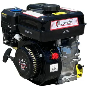 GX160 GX200 GX270 GX390 GX460 poros besi 6,5hp mesin kipas bensin KDE dengan katrol