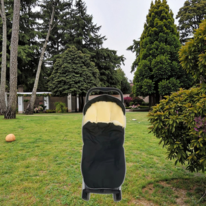 Couverture de poussette pour bébé Okayda, en peau d'agneau, 100% peau de mouton australienne, sac de couchage pour enfants, couleur personnalisable - Product Image 1