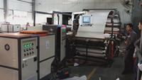 Etiqueta de papel autoadhesivo termofusible, máquina de revestimiento de laminación de transferencia no tejida, sensible al calor