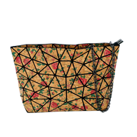 Sac à bandoulière à chaîne matelassée pour femmes avec fermeture à glissière Design pliable en liège pour les commandes en gros