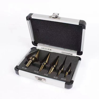 5 pièces M35 Hss Cobalt forets étagés haute Performance 4-32mm poignée hexagonale en acier à grande vitesse tige droite pour une utilisation en plastique