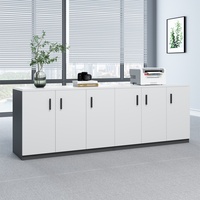 Mueble Archivador Modular de Melamina, Simple, Comercial e Industrial, para Oficina, Hogar, Escuela, Hospital, Almacenamiento en Pared, Comedor