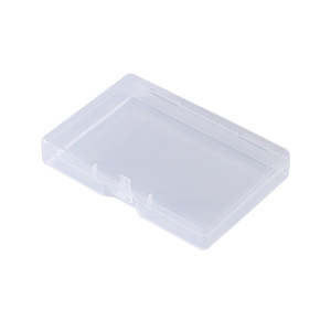 Transparent Plastic <b>Card</b> Holder Rectangle 14g18g Covered Office Organizer Storage Box For Business <b>Playing</b> Fishing <b>Cards</b> - Product Image 4