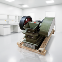 Trituradora de Mandíbulas de Laboratorio Pequeña, Mini, de 1.5kw, Monofásica, con Doble Volante, para Preparación de Muestras, en Venta
