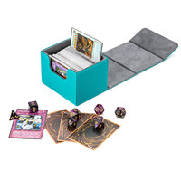 Offre spéciale boîtier de pont en cuir PU, 100, Premium, double plateau Flip N