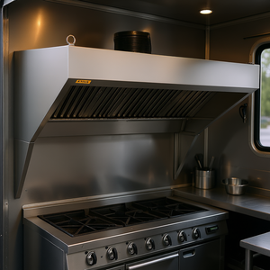 Cappa aspirante commerciale da cucina da 9 piedi a parete in acciaio inossidabile con filtro a rete a U rimovibile per alimenti - Product Image 2