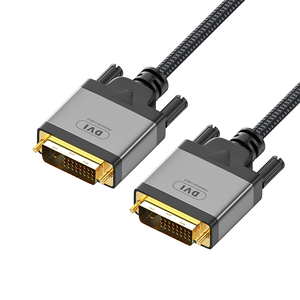 <span class=keywords><strong>Dual</strong></span> <span class=keywords><strong>Link</strong></span> mendukung resolusi tinggi 2560x1600 <span class=keywords><strong>DVI</strong></span> ke kabel <span class=keywords><strong>DVI</strong></span> <span class=keywords><strong>DVI</strong></span>-D 24 + 1 kabel berlapis emas untuk Gaming, DVD, Laptop, HDTV - Product Image 1