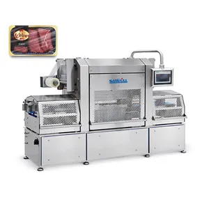 Machine à emballer les granulés de viande entièrement automatique, thermoscellage avec passion modifiée, machine horizontale
