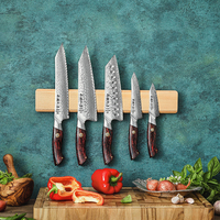 Couteaux de cuisine professionnels XINZUO, design épuré, acier damas, manche G10