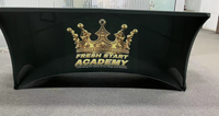 Nappe de table imprimée sur mesure avec logo, chemin de nappe personnalisé avec articles promotionnels professionnels, panneau publicitaire avec votre photo et bannière personnalisée