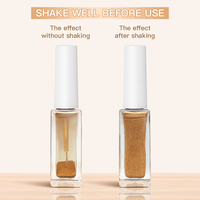 Vernis à ongles gel effet marbre 4 couleurs séchage à l'air naturel, marque privée, 8ml, doré métallique, gel effet aquarelle pour nail art