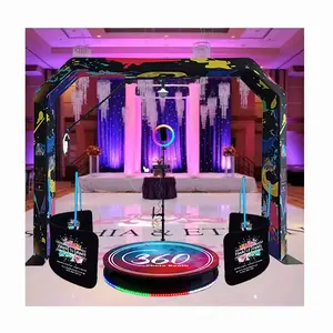 2024 nueva tecnología Overhead 360 Photo Booth Props 360 Booth Photo Sky para bodas y eventos