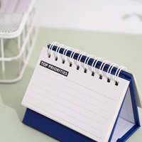 Kalender Meja Mini 2026 Seri Retro Solid untuk Kantor, 365 Hari, Dapat Disesuaikan, DIY, Portabel, Perencana Jadwal Harian, Catatan, Kalender 2025