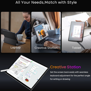 Individuelles Logo 13 Zoll Intel Celeron N5095 Quad-Core 11. Generation 2-in-1 Touchscreen Pogopin-Tastatur Großbildschirm Tablet-Laptop - Product Image 5