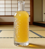 Botol Minuman Keras RSG Grosir Bulat 200ml 700ml 750ml untuk Alkohol, Whiskey, Liquor, Vodka, Wine dengan Tutup Gabus