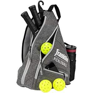 Free sampleCustom Best Selling Adjustable Sling <b>Pickleball</b> Bags for Men Women with Fence Hook Crossbody Backpack - Product Image 3