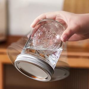 100ml250ml480ml Mason <span class=keywords><strong>Tintura</strong></span> Bottlese Jar Container Botella Tornillo Vidrio Con Metal Food Round Cake Box - Product Image 3