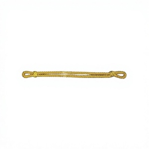 Cordon de macramé torsadé à 3 brins en or classique avec finition enduite, haute ténacité, marque Dada, pour usage en tenue de cérémonie - Product Image 2