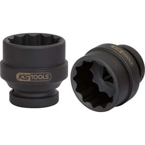 KS TOOLS 1" 12 point <b>impact</b> <b>socket</b> short, 65mm - Product Image 3