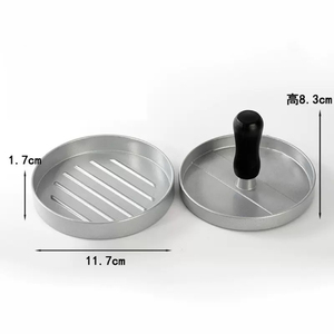 Cao cấp nặng nhiệm vụ hợp kim nhôm Burger không dính Báo Chí <span class=keywords><strong>Maker</strong></span> cho hoàn hảo <span class=keywords><strong>Homemade</strong></span> <span class=keywords><strong>Hamburger</strong></span> patties - Product Image 3
