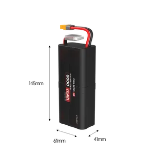 Iflight <span class=keywords><strong>Fullsend</strong></span> 8000mah 6s2p 22.2v Li-ion pil RC bağlayıcı RC FPV Drone Chimera7 Pro V2 Helion parçaları için - Product Image 6