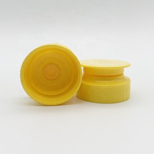 <span class=keywords><strong>Bouchon</strong></span> de bouteille à pression jaune de 38 mm de qualité <span class=keywords><strong>alimentaire</strong></span> industrielle, en plastique PP avec valve en <span class=keywords><strong>silicone</strong></span>, pour bouteille de miel liquide - Product Image 2