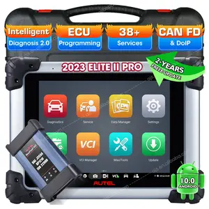 Autel MaxiSYS Elite II PRO OBD 2 Scanner Digital ECU, mesin pemrograman sistem profesional alat diagnostik kendaraan Universal