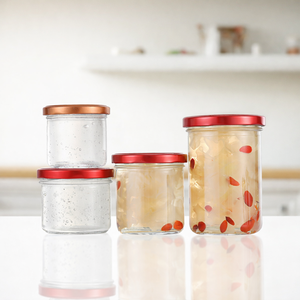 Bocaux en verre hermétiques multi-tailles pour aliments, qualité alimentaire, contenants de stockage scellés, bocaux de conserve, bouteilles en verre à ouverture facile par torsion - Product Image 3