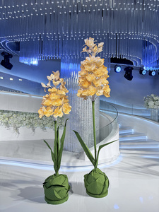 Fleurs en papier de soie et plastique <span class=keywords><strong>A110</strong></span>, violets, décorations de mariage, de Noël, de Pâques, grande taille, pour vitrine - Product Image 6