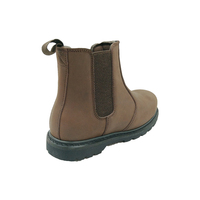 Chaussures Goodyear welted en cuir Crazy Horse, bottes de sécurité, bottes Chelsea