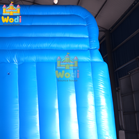 Parque Acuático Inflable con Rociadores, para Piscina Comunitaria y Campamento de Verano