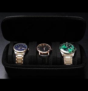 Étui rigide de voyage pour montre à 3 emplacements avec étuis de montre anti-choc - Product Image 5