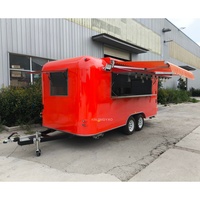Meilleure Vente 2026 : Remorque de Restauration Mobile Commerciale d'Extérieur pour la Vente de Snacks, Entièrement Équipée de Cuisine, Direct Usine
